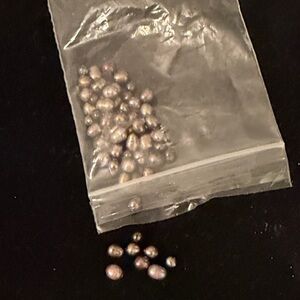 Loose Pearls in Plastic Bag